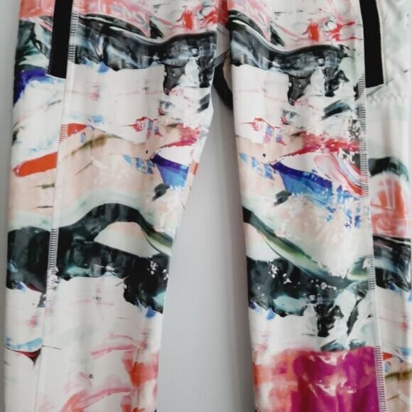 LULULEMON Inspire Tight II Full-On Luxtreme & Mesh Tight Leggings Abstract Sz 4 - Picture 4 of 16